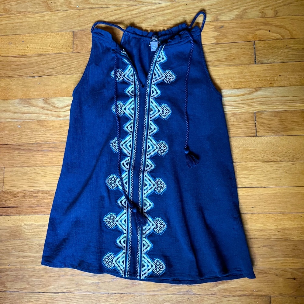 Navy blue Market & Spruce Sleeveless Top